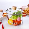Transparent Glass Soup Pot Large Capacity Soup Pot  High Borosilicate Glass Pot Electric Ceramic Oven Special Pot Kitchen Tools
