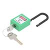 38mm 1.5in Safety Padlock Engineering Insulation DustProof with 2 Keys for Factories Construction Sites Hospitals