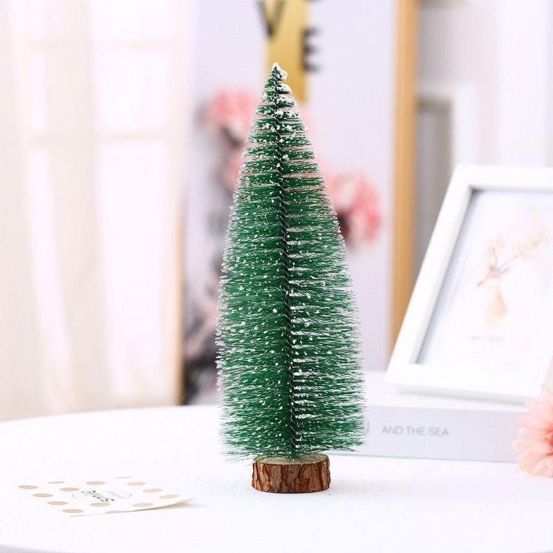 Christmas micro landscape mini luminous small house tabletop ornament Christmas tree ornament children's small gift