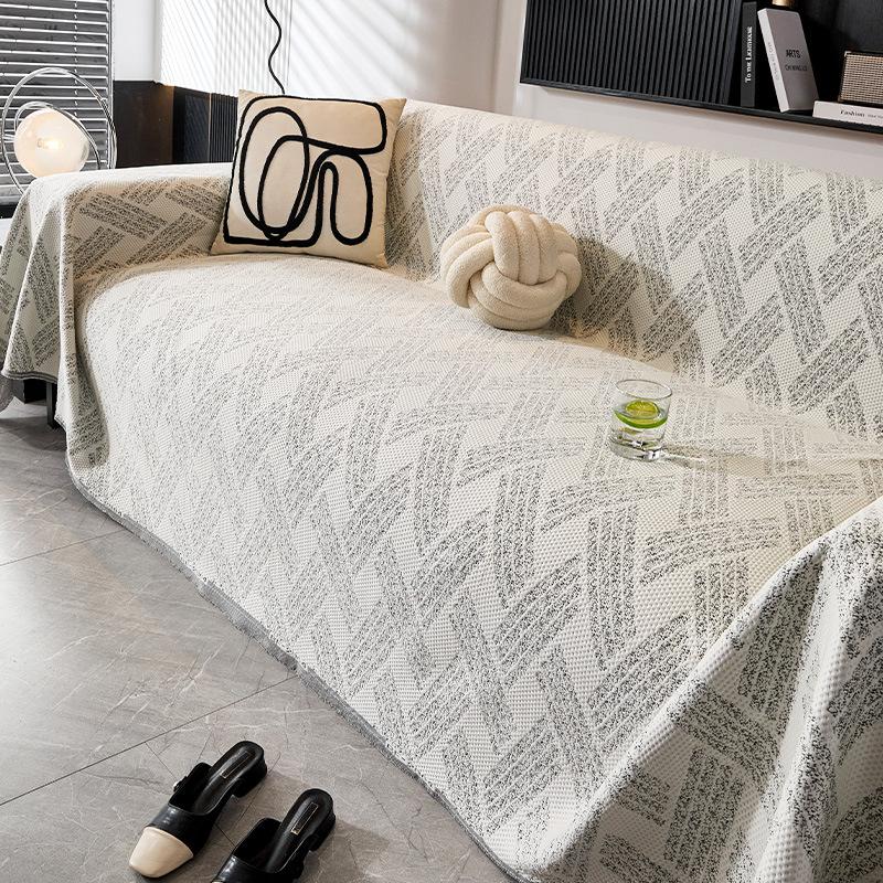 Simple and Fresh Summer Mat, Sofa Cover, Summer Cold Silk and Cool Sofa Towel, Full Cover, Seat Cushion Cover, Blanket