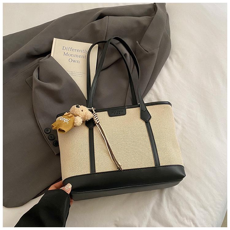 Premium Commuter Large-capacity Tote Bag Women's 2025 New Fashion Retro Versatile Shoulder Bag Trendy Underarm Bag