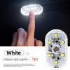 Car LED Atmosphere Lights Touch Control Multicolor Decoration Lamp Light Roof Interior & Vehicle Ceiling Door Universal S1O4