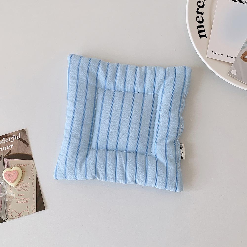 Cute Multi-color Square Coaster Handmade Cotton Heat Insulation Pad Embroidery Home Decoration Table Mat Placemats