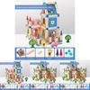 Wooden Castle Building Blocks Set For Kids With Diy Construction And Parentchild Interaction