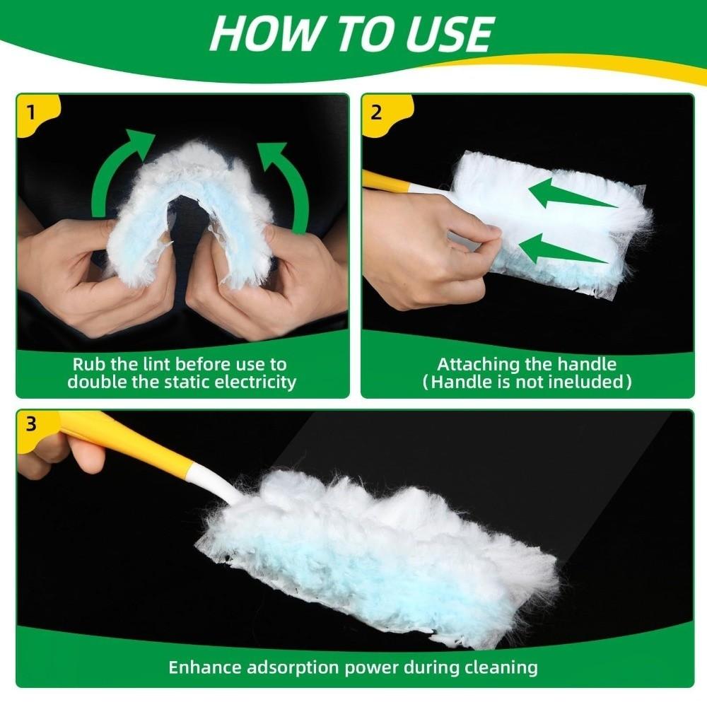 1/10pcs Electrostatic Adsorption Dust Duster Disposable Dusters Kit  Household Cleaning Artifact