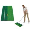 Indoor Golf Practice Mat 60x30cm - Non-Slip Base, Marking Lines Turf for Backyard Training Equipment