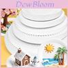 Disposable Paper Plate Set For Kid Diy Craft Art Activities With Round Shape For Classroom Use