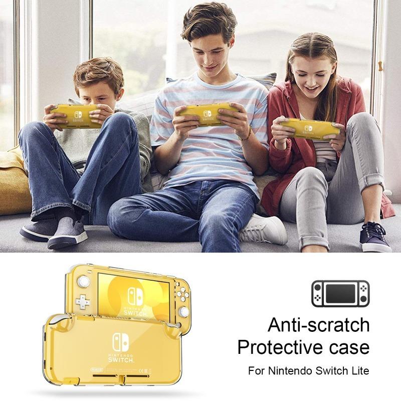 Crystal Clear Case For Nintend Switch Lite Cover Game Console Protective Ultra-Thin Transparent Switch Accessories Fundas Coque