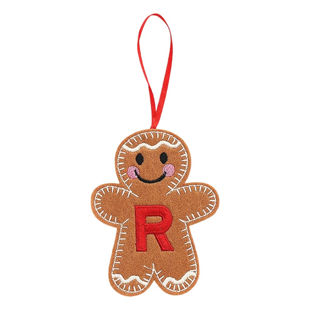 Christmas Gingerbreads Man Decorative Pendant Christmas Tree Pendant Christmas Letter Biscuits Man
