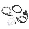 Throat Microphone Headset Telescopic 2 Way Radio Earpiece with U94 PTT for Baofeng UV 5R BF 888S BF