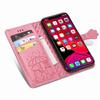 Lovely Cat Dog Kids Phone Holster Case For Apple iPhone 17 Air 16 16E 15 14 13 12 Pro Plus Max Pet Footprint Wallet Cover Cases