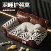 Leather Cat Nest Medium and Small Dog Sofa Cushion Actual Universal Sleeping Bed Pet Cat Nest Removable and Washable Pet Sofabed
