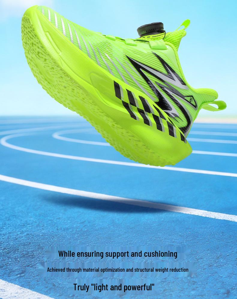 Boys' Lightweight Summer Mesh Running Shoes for School-Age Children