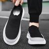 2025 New Men's Shoes Breathable Mesh Canvas Shoes Fashion Elastic Socks Running Shoes Comfortable Sneakers Men's Casual Loafers