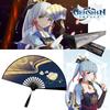 Costum Cosplay Kamisato Ayaka Genshin Impact Pentru Femei Cu Perucă Evantai Și Saboți