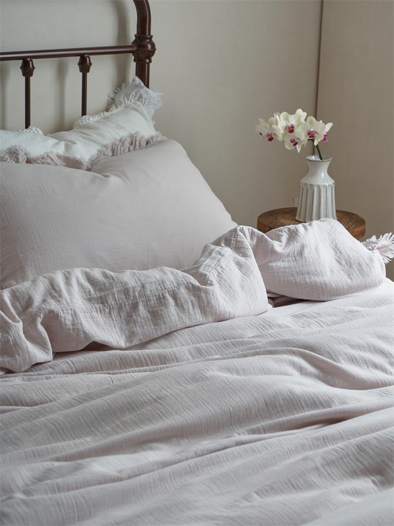 

Строго отобранный двухслойный комплект из 4 предметов, хлопковое спальное одеяло, пододеяльник из марлевого хлопка мягкий 200 * 230