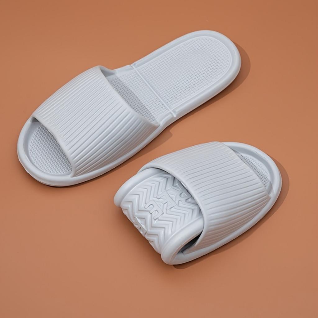 Wygodne kapcie EVA - Antypoślizgowe, Gruba podeszwa, Prążkowany design, Kapcie plażowe do wewnątrz i na zewnątrz, Kapcie codzienne | Styl casual Kapcie domowe