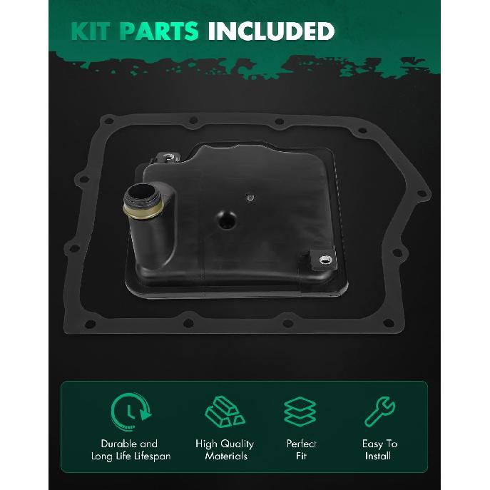 SCITOO Automatic Transmission Filter Kit suitable for Chrysler 200 Pacifica for Dodge Avenger Grand Caravan for Ram ProMaster 3500 2007-2017