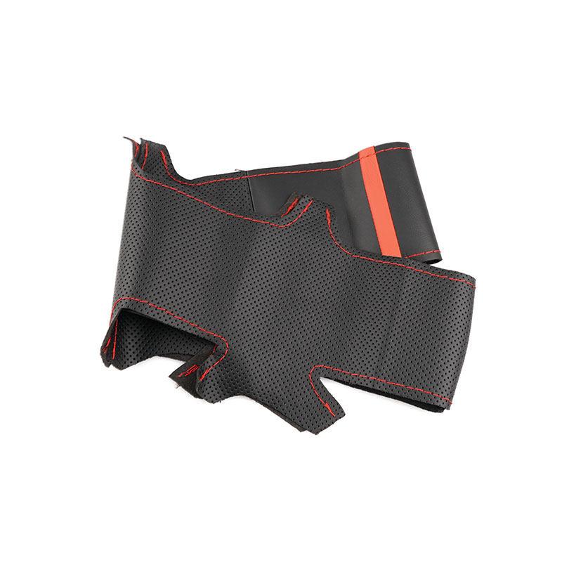 Hand-stitched Car-styling Interior Steering Wheel Microfiber Leather Cover Trim For Mazda MX-5 MX5 2016 2017 2018