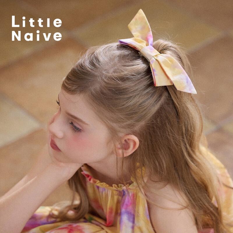 Little Naive Girl s Printed Bow Hair Clip
