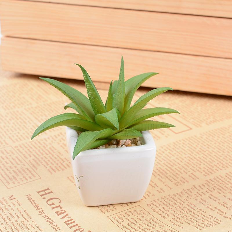 Simulation Plant Decoration Potted Plant Nordic Green Plant High Imitation Ornament Home Living Room Fake Flower Succulent Decoration
