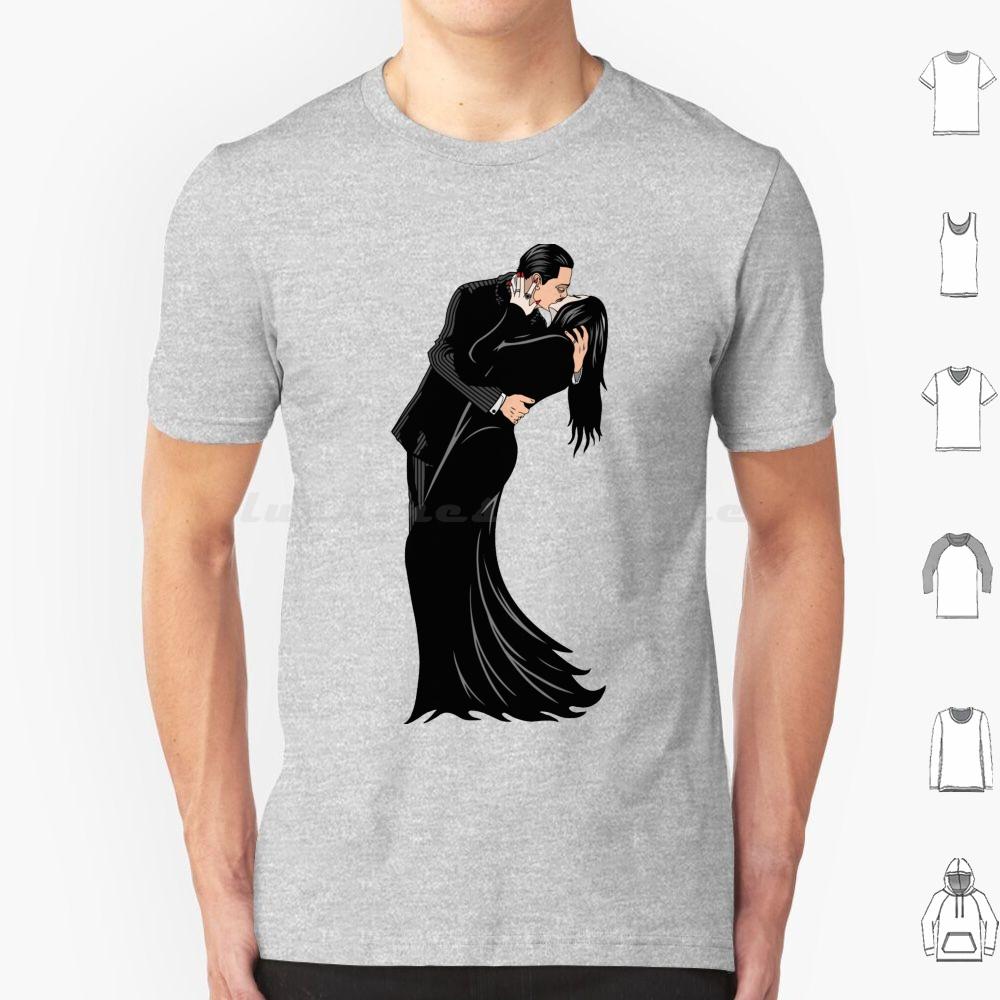 Cara Mia T Shirt Cotton Men Women DIY Print Romance Love Kiss Gothic Emo Addams Gomez Morticia Horror Halloween Scary Cara Mia