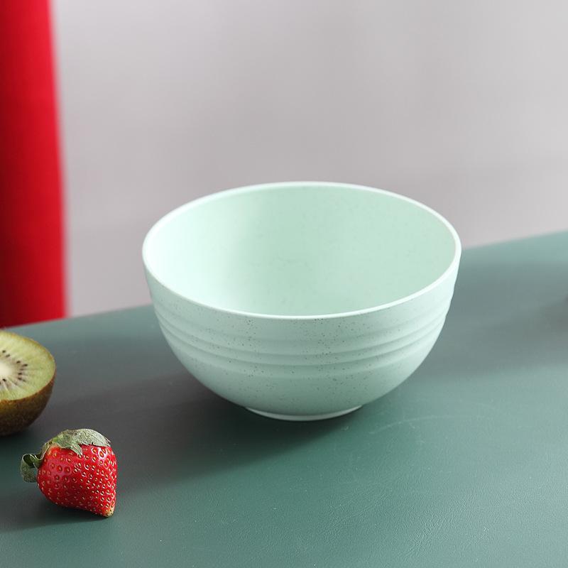 12cm Japanese Rice Bowl Soup Noodle Creative Fruit Salad Wheat Flavor Family Children Daily Use Small Bowl 2pcs Set