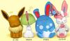 Shoulder Zun Pokemon 6 Set of Gacha Capsule Toy Fig. [Complete 4]