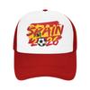 Spain Football Match Mesh Baseball Cap Unisex Women Casual Sun Hat Usa Canada Mexico Soccer Hats Adjustable Summer Trucker Cap