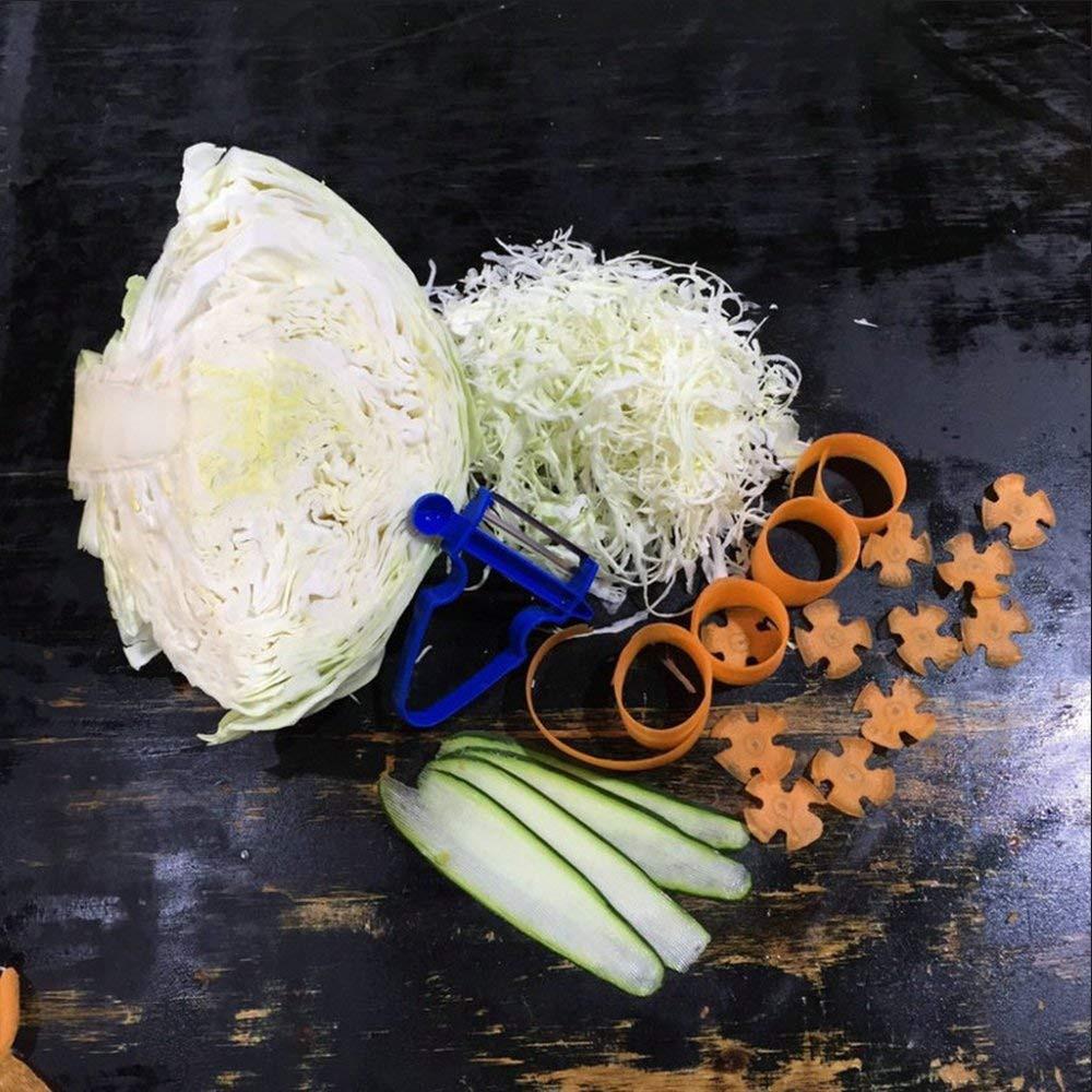 Éplucheur Julienne Multifonction 3 Pièces - En Acier Inoxydable, Pour Fruits Et Légumes, Facile à Nettoyer - 7