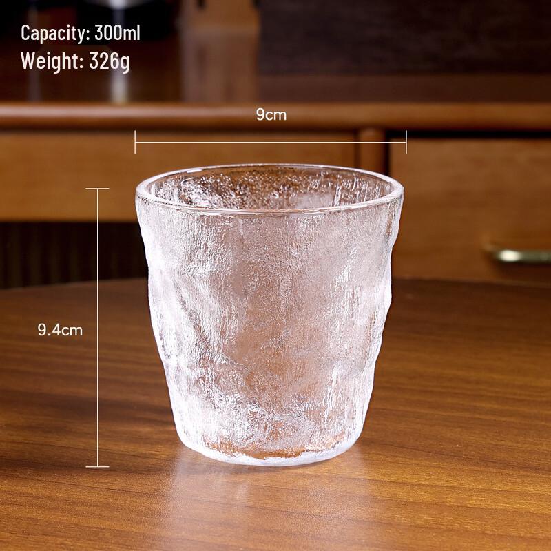 YOLCO Glacier High-Aesthetic Glass Coffee Cups