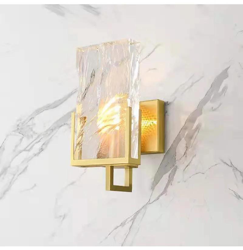 Postmodern luxury living room wall lights bedroom LED wall lights decorative background corridors crystal lights indoor lighting