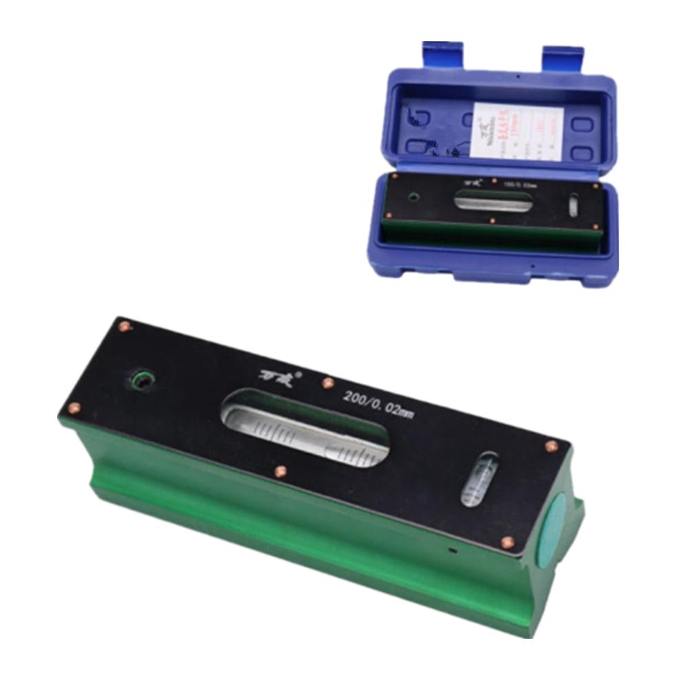 New 1PCS High Precision 0.02mm 100mm/150mm/200mm Industrial Level Mechanical Bar Level Spirit Level Instrument Measuring Tool