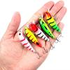 5Pcs/Boxed Slow Sinking Hard Artificial Bait with 2 Trible Hook Wobbler Crankbaits  Effective Bass