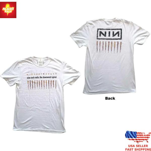Nine Inch Nails Downward Spiral T-Shirt Unisex Rock Band Merch Unisex T-Shirt XXXL