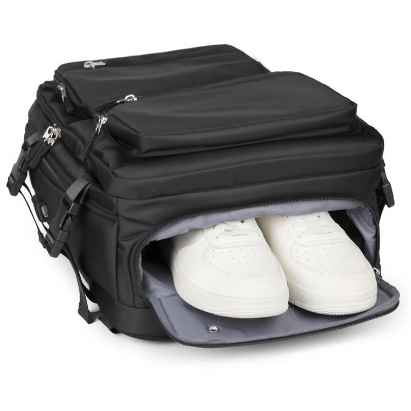 Large-capacity Schoolbags for Men and Women, Independent Shoe Compartments, Dry and Wet Separated Backpacks for Business Trips