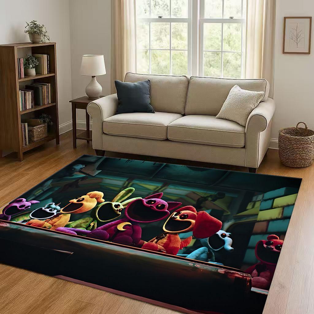 Classic Cartoon S-Smiling C-Critters Craftycorn Catnap Living Room Non-Slip Area Rug Carpet for Bedroom Sofa,Home Decor Doormat