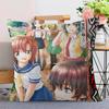 Higurashi When They Cry Cartoon Personalized Picture Text Home Decorative Pillows Household Gifts 45x45cm