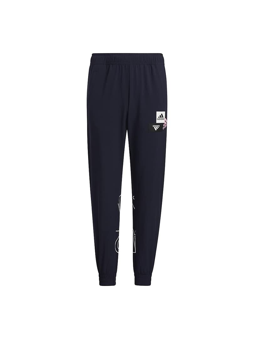 

Длинные брюки детские тканые брюки TL056 Legend J150 [Adidas] чернила/белый (HM5229)