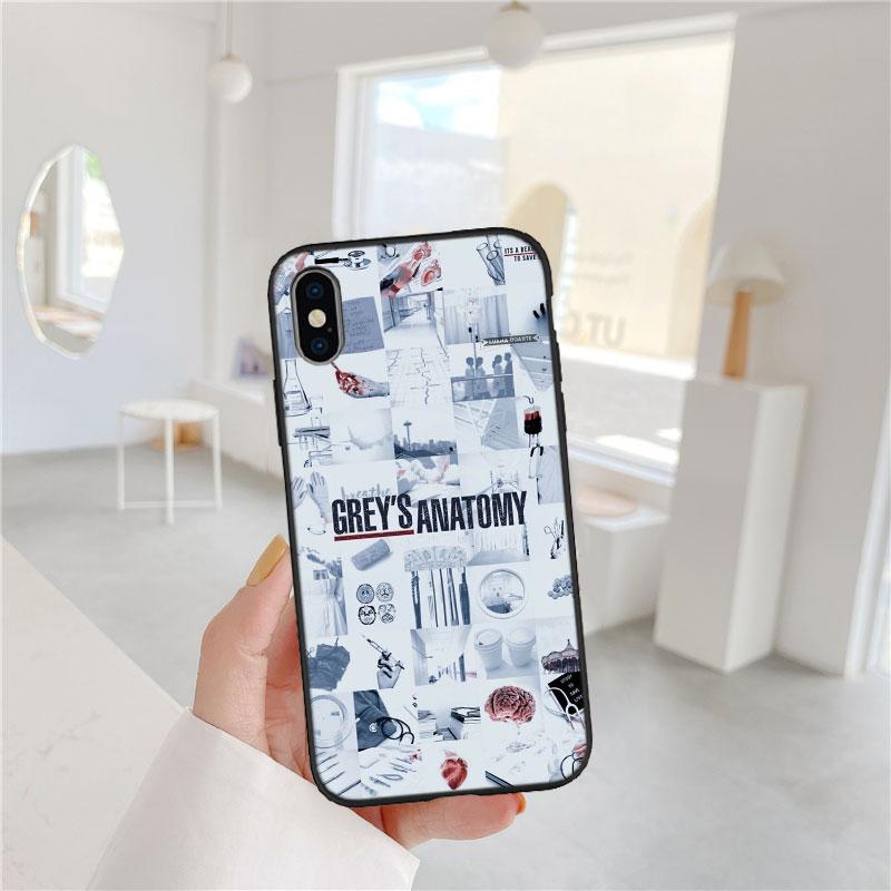 CJ62 Grey's Anatomy Soft Shell Phone Case for Redmi Note 10 11 12 Pro Max 10S 10C 10T 11A 11S 12S 12C