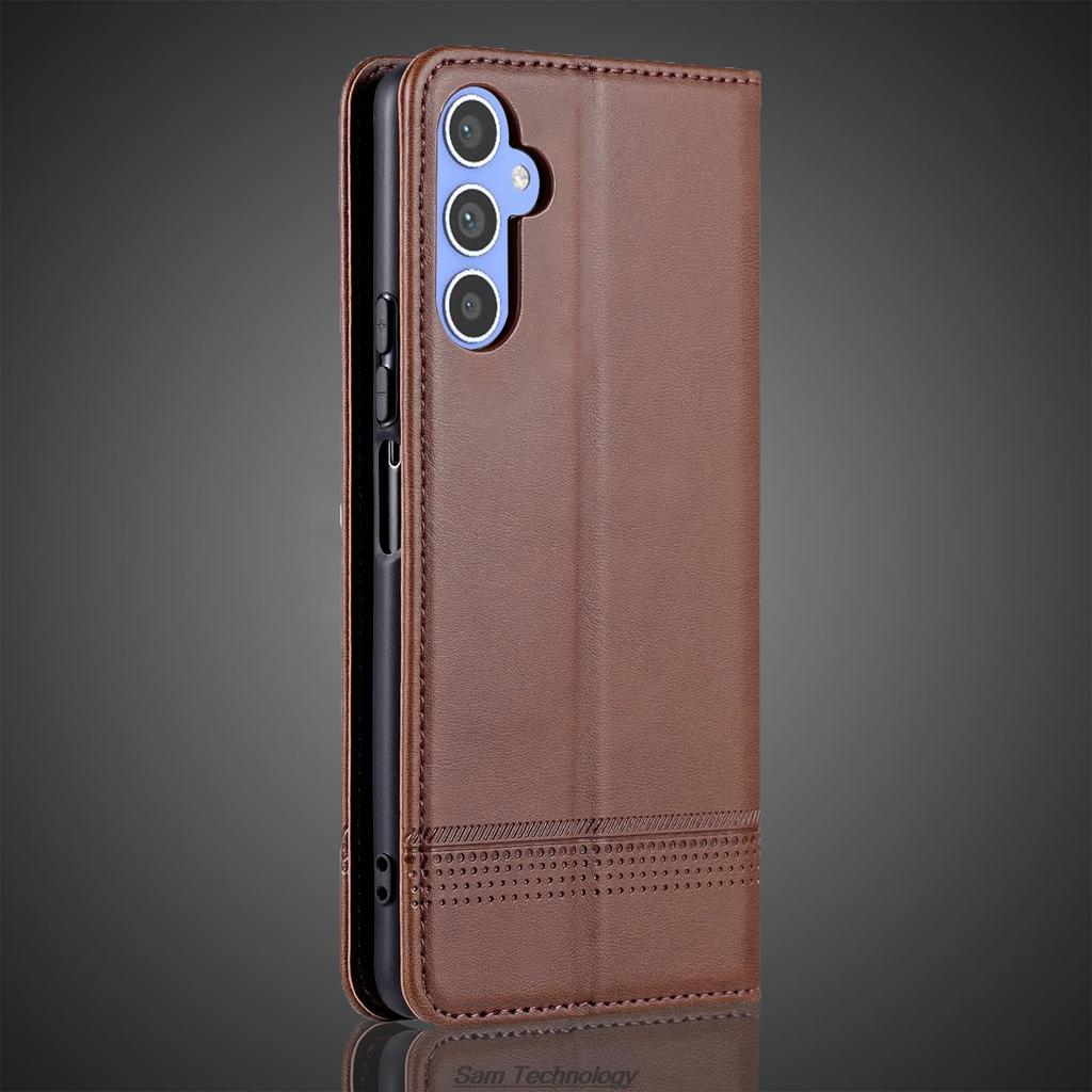 Deluxe Magnetic Adsorption Leather Case for Samsung Galaxy A34 5G Flip Cover Protective Case for Galaxy A34 5G Fundas Coque