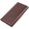 Вместительный Женский кошелек из натуральной кожи CANPELLINI Wallet 21660 Коричневый