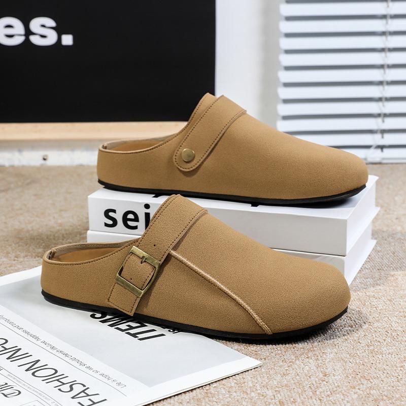 Baotou half-support shoes men's outdoor versatile spring and summer fashion one-pedal trendy shoes