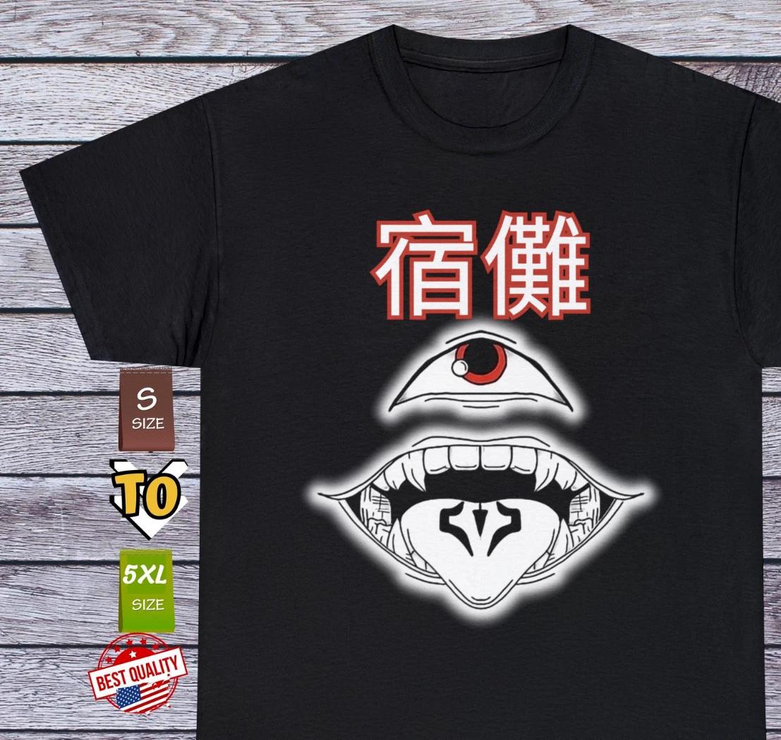 

Sukuna Itadori T Shirt Jujutsu Kaisen Anime Clothing Cosplay Manga Japanese Tee S
