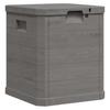 Garden Storage Box 90 L Brown
