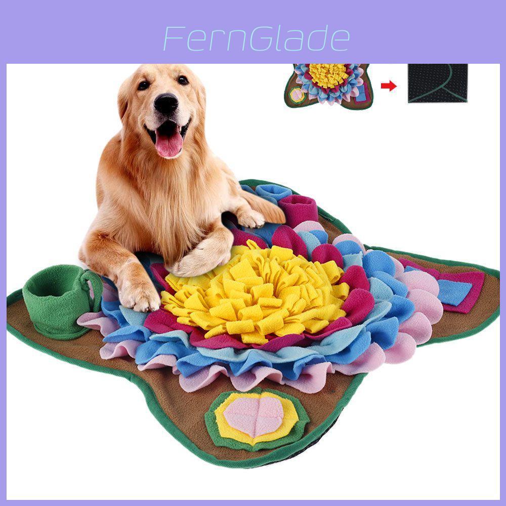 Pet Dog Snuffle Mat Foraging Puzzle Feeder Toy Interactive Nose Training Pad