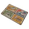 1-Pack Aged Vintage Wall Sign, 20×30cm and 30×40cm, Rustic Metal Decoration for Lounge, Pub or Kitchen