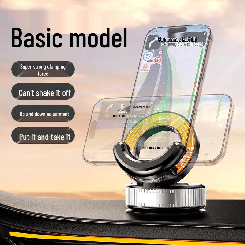 

Multifunctional Anti-slip Car Phone Holder with Suction Cup for Dashboard Navigation