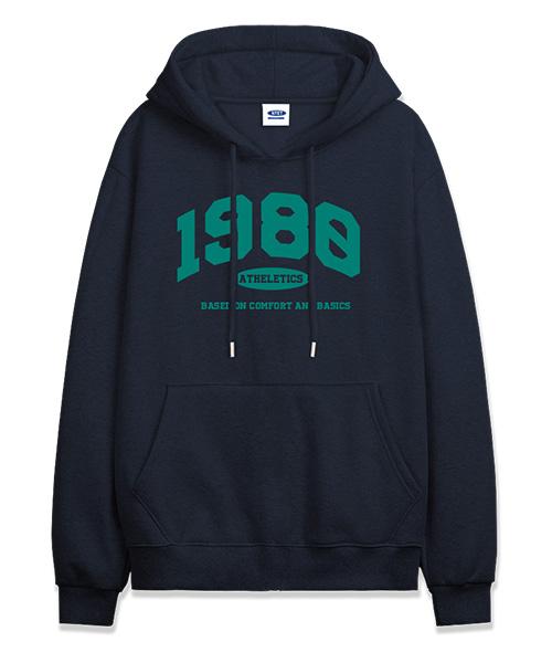 Entity [Fleece Lined] 1980Number Hoodie [Navy] Noib_0017_Navy (Fleece-Lined)/M