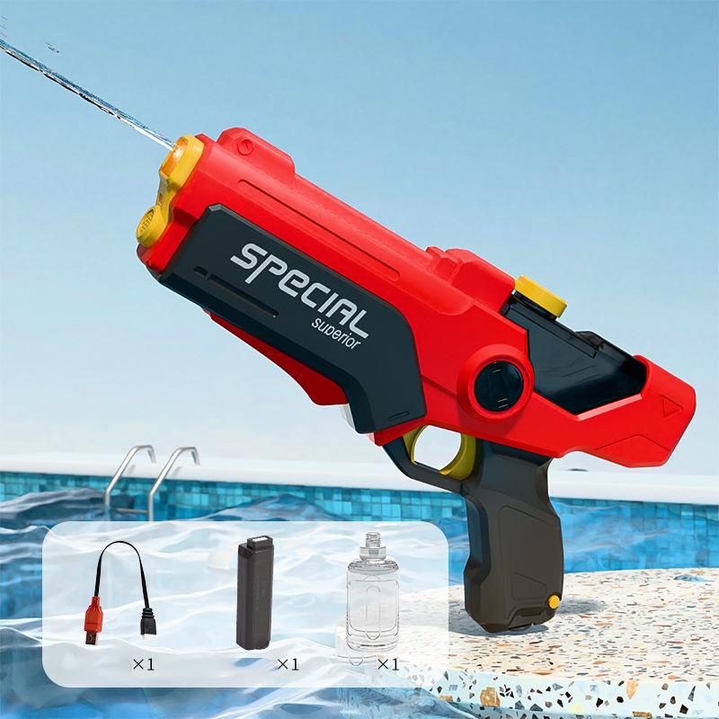 

Electric Water Gun Children High Pressure Outdoor Beach Pool Fight Games Kids Automatic Repeating Absorption Watergun Gifts